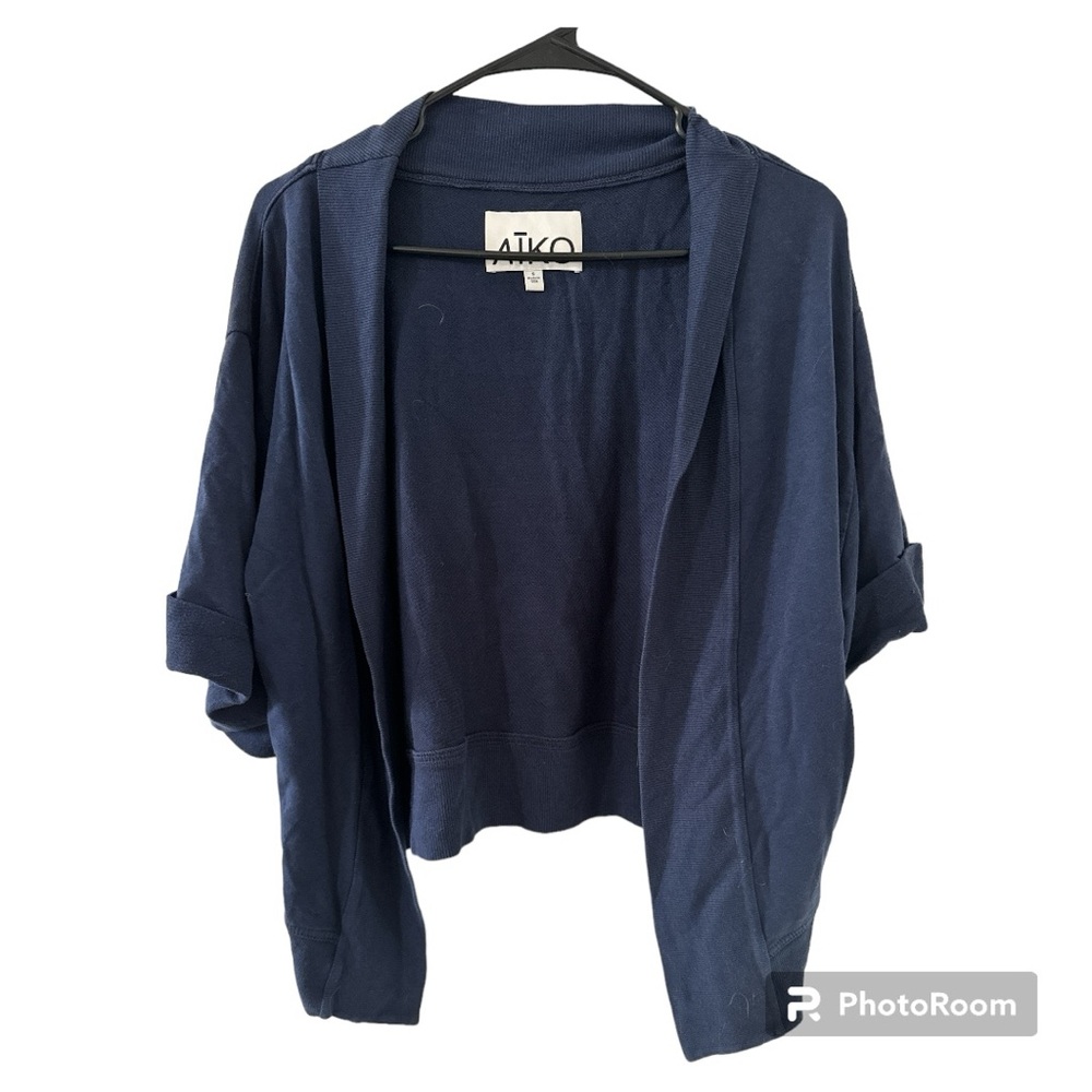Aiko Blue Slouchy Cardigan